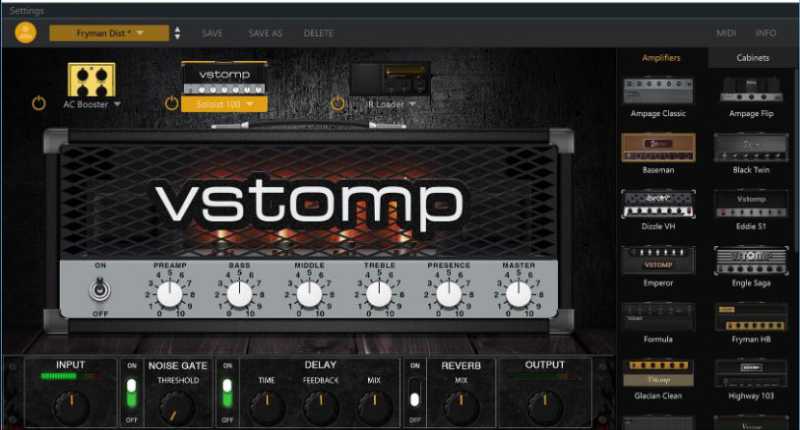 Hotone Audio VStomp Amp 1.1.0 吉他音箱效果器
