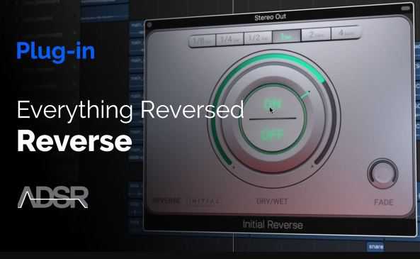 Initial Audio Reverse v1.3 反向播放效果器插件 反向倒放 （ 176MB ）