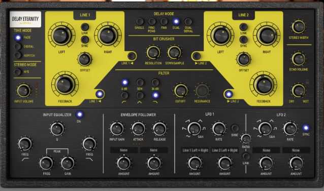 Arturia Delay ETERNITY v1.6.0.4457 MacOSX 创意回声插件