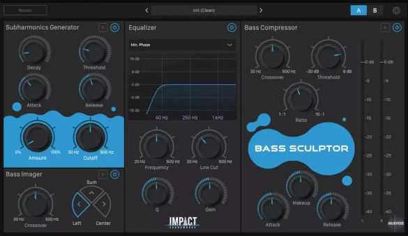 Impact Soundworks Bass Sculptor v1.0.3 多效果低音处理插件