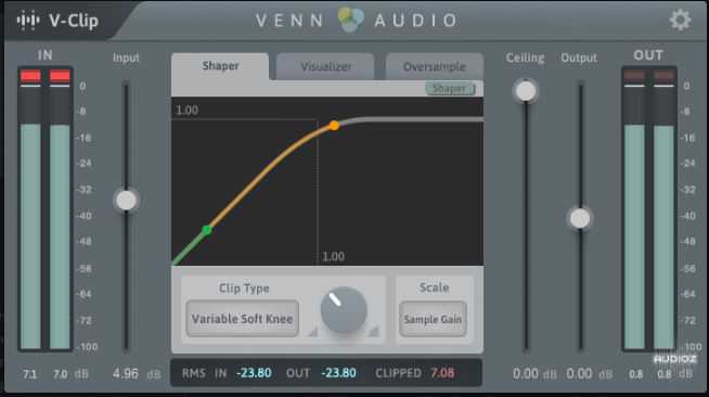 Venn Audio V Clip v1.0.02 音频塑型修剪器