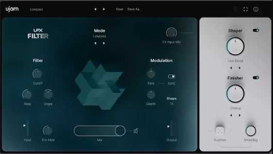 UJAM UFX FILTER v1.0.0 滤波器插件