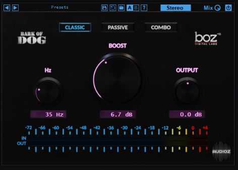 Boz Digital Bark Of Dog v2.0.3 低频增强均衡器插件