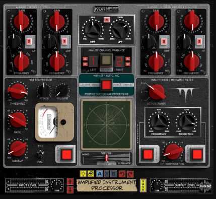Korneff Audio Amplified Instrument Processor v1.2.1 通道条