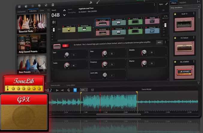 ToneLib GFX v4.8.5 吉他效果器插件