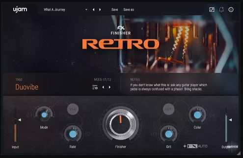 UJAM Finisher RETRO v1.4.0 复古氛围多重效果器