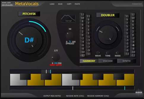 SKnote MetaVocals v2022 人声效果编辑器