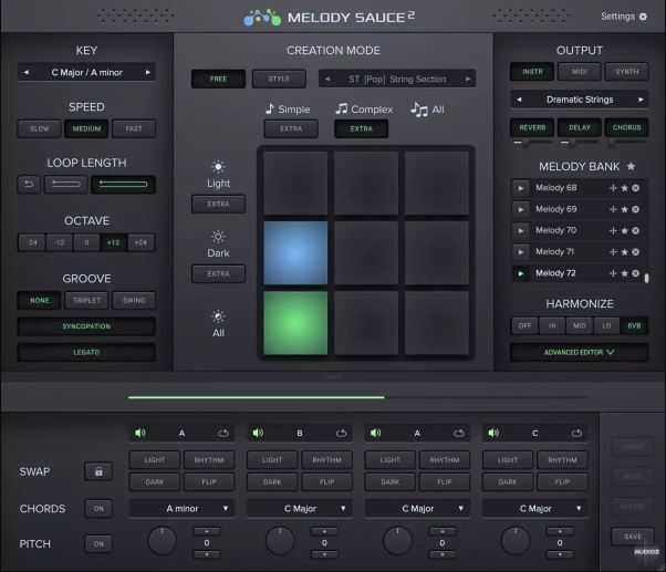 Evabeat Melody Sauce 2 v2.1.3\2.1.5 智能AI旋律生成