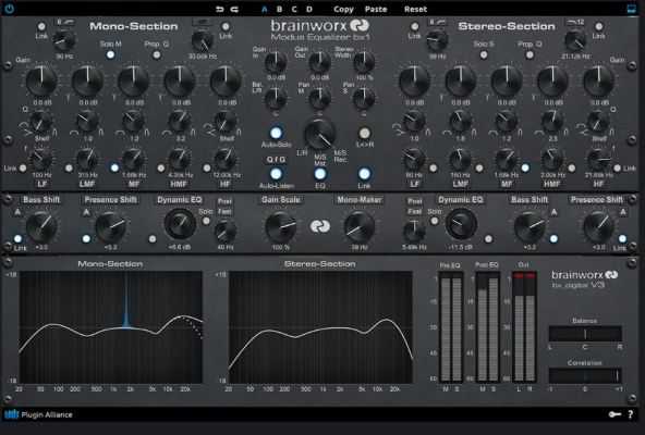 Plugin Alliance Brainworx bx digital V3 混音和母带均衡器