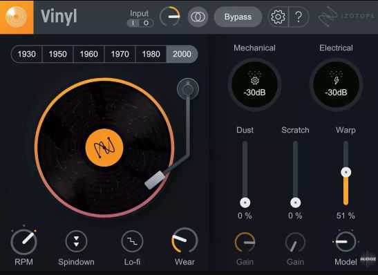iZotope Vinyl v1.13.0.605 终极低保真 lofi 效果插件