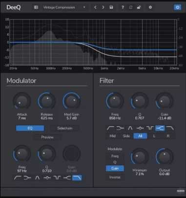 Venomode DeeQ v1.5.5 单频段动态 EQ 滤波器