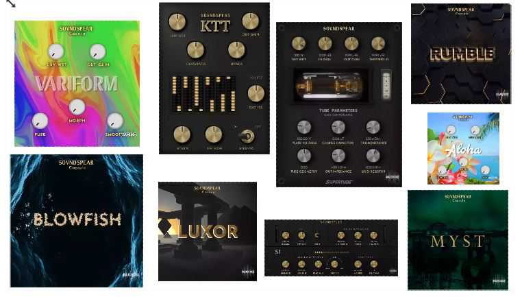 Soundspear 系列效果器插件合集 Soundspear Plugins Bundle 2025.8