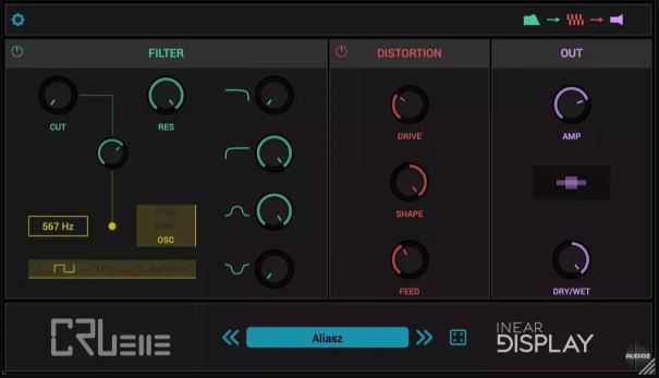 Inear Display Cruelle v1.5 失真插件