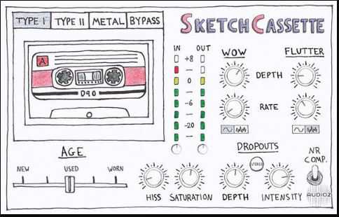 Aberrant DSP SketchCassette v1.0 磁带录音机仿真插件