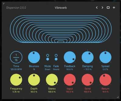 Sinevibes Dispersion v2.0.2 弹跳球延迟效果插件