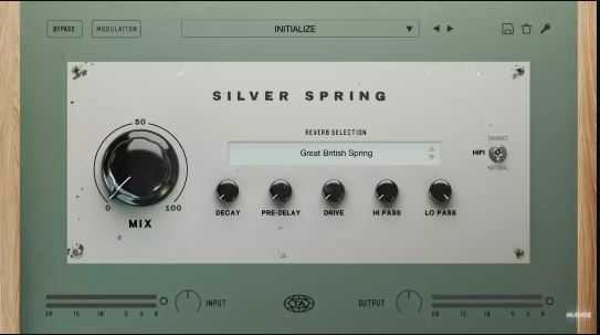 Teletone Audio Silver Spring v1.0.0 弹簧混响效果器