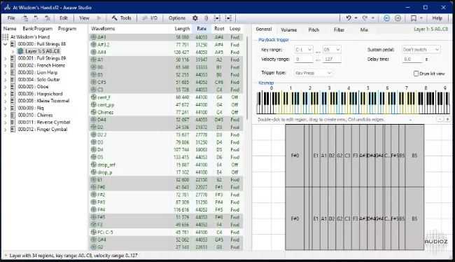 FMJ Software Awave Studio v12.10.0 多功能音频工具\格式转换\音频编辑