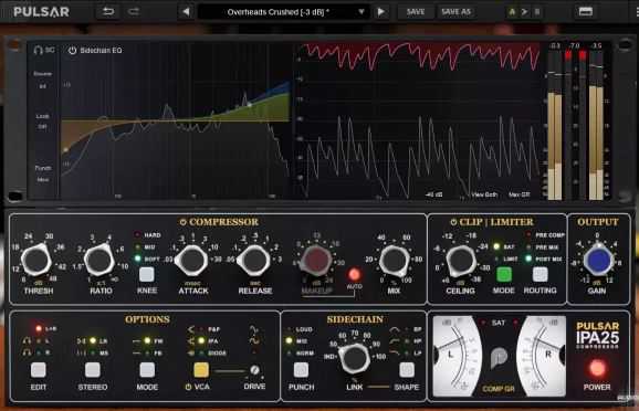 Pulsar Audio IPA 25 v1.0.9\1.0.8 经典VCA压缩与动态处理器