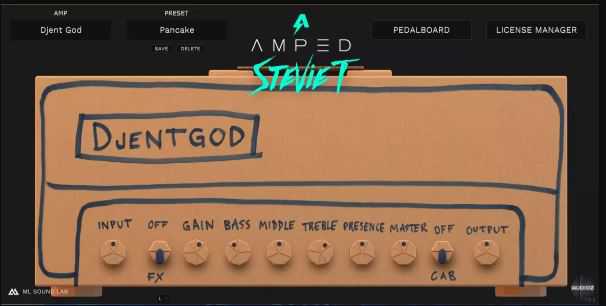 ML Sound Lab Amped Stevie T Djent God v1.0.2 吉他放大器