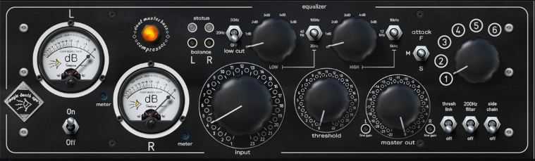 DDMF Magic Death Eye Stereo v1.1.1 立体声主总线压缩器和均衡器