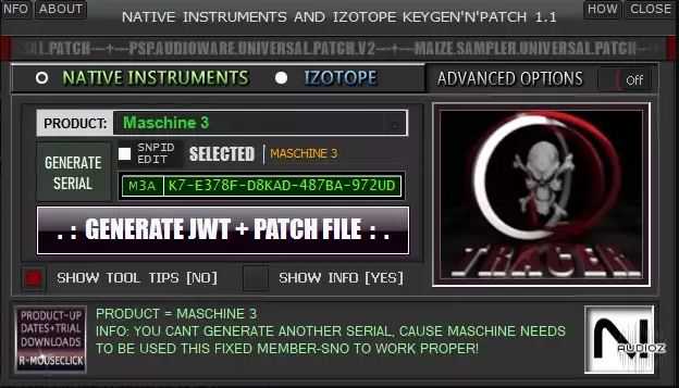 Native Instruments And Izotope Generic Patch v1.1