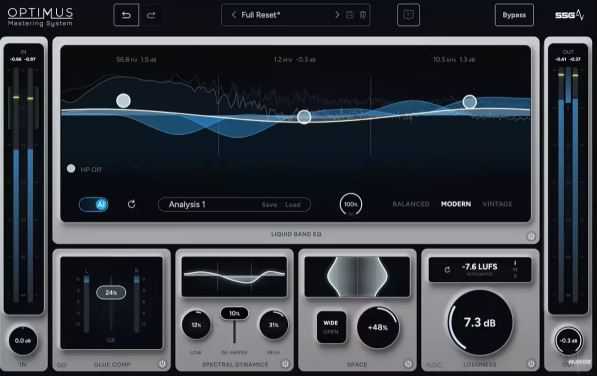 SSG Audio Optimus v1.0.19 人工智能均衡器插件