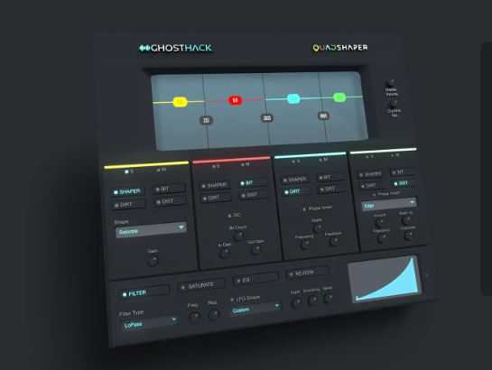 Ghosthack Quadshaper 1.0.0 多频失真插件