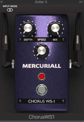 Mercuriall Audio Chorus ws1 吉他合唱效果器