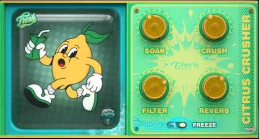 Clark Audio Citrus Crusher v1.0.1 怀旧效果位压缩插件