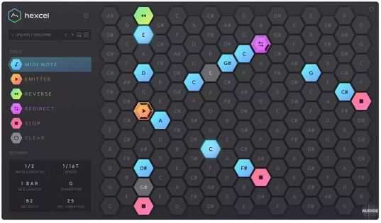 ADSR Sounds Hexcel v1.1.0 谐波表的生成式 MIDI 音序器