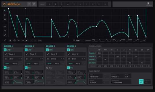 CableGuys MidiShaper v1.6.2 特效LFO调制器