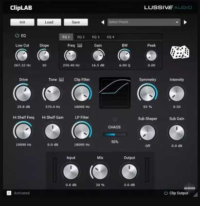 Lussive Audio ClipLAB v1.1 失真 削波 音色塑形 滤波器插件