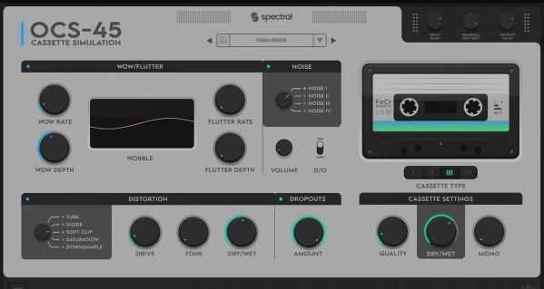 Spectral Plugins OCS 45 v1.1.4 磁带插件效果器