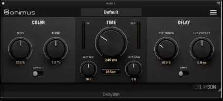 Sonimus DelaySon v1.0.0 复古磁带延迟效果器