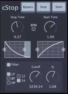 Cal Goheen cStop v1.0.1 磁带停止音效插件