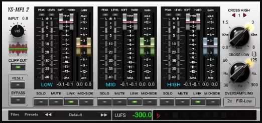 Yuri Semenov YS Multi Peak Limiter v2.1.0 多峰值限制器_混音音频插件