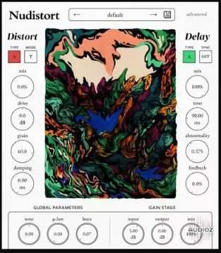 Nudist Audio Nudistort v1.2.4/v1.1.13 失真效果器