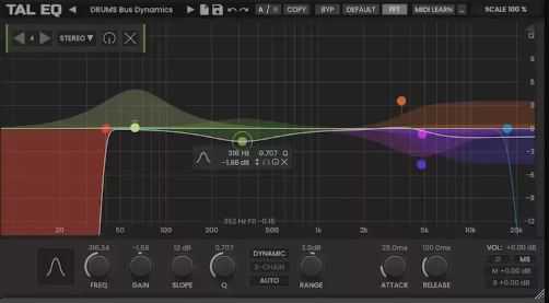 Togu Audio Line TAL EQ v1.1.5 多功能图形均衡器