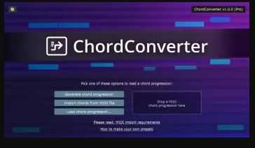 FeelYourSound ChordConverter v1.0.0 和弦MIDI生成器