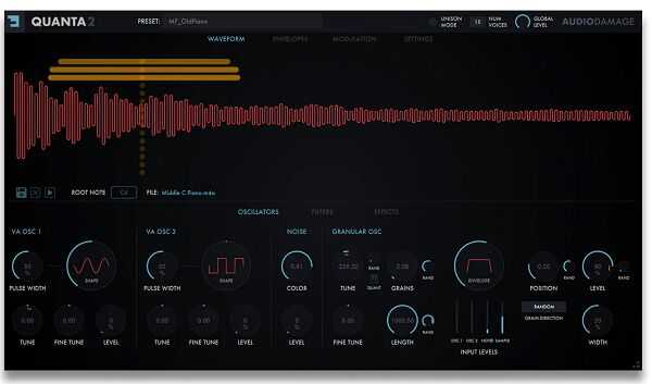 Audio Damage AD055 Quanta 2 粒度合成器 （ 450MB ）