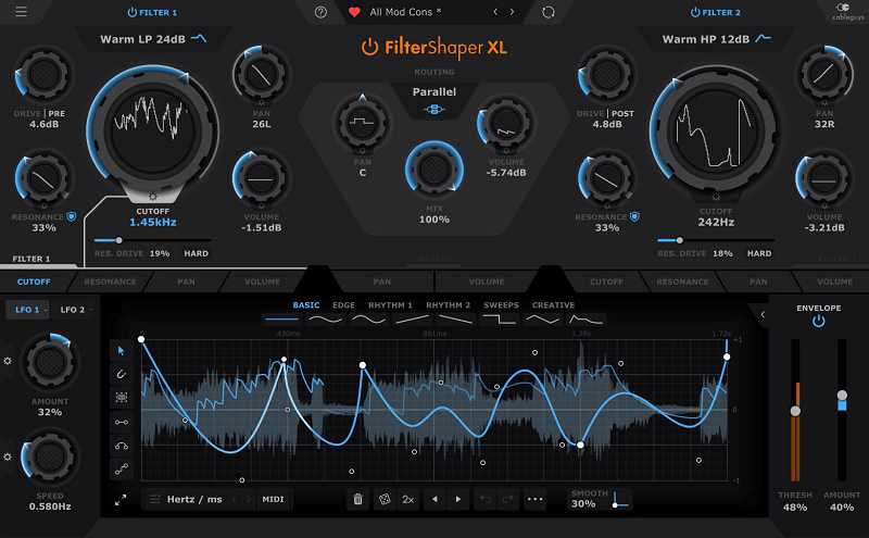 Cableguys FilterShaper XL 现代合成器 ( 15MB )
