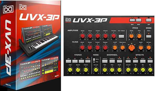 UVI - UVX-3P 模拟合成器