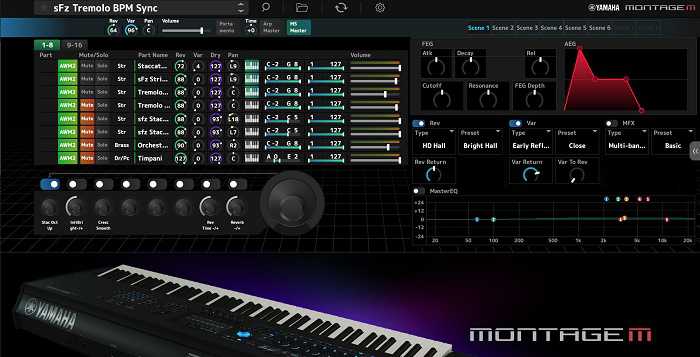 Yamaha - MONTAGE M ESP v2.0 雅马哈硬件合成器