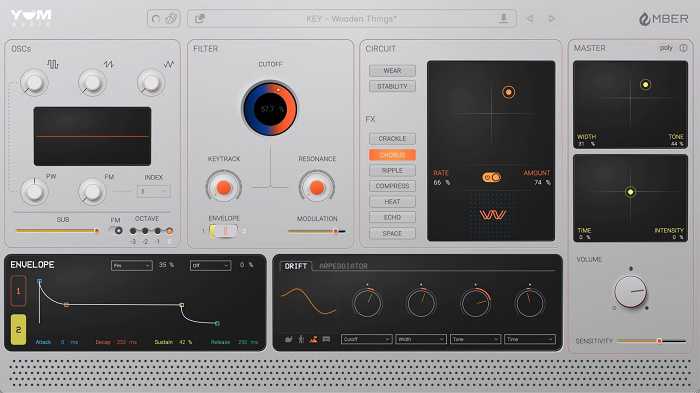 Yum Audio - Ember 模拟合成器