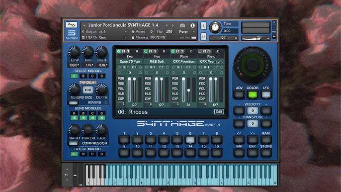 Junior Porciuncula Synthage 雅马哈硬件采样合成器