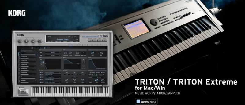 KORG TRITON 合成器工作站 ( 627MB )
