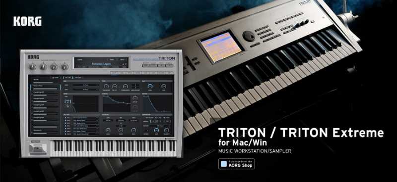 KORG TRITON Extreme 合成器工作站 ( 817MB )