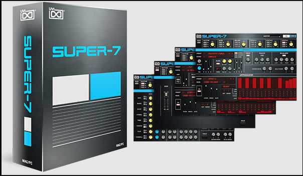 UVI Super 7 经典罗兰模拟合成器 ( 4.3GB )