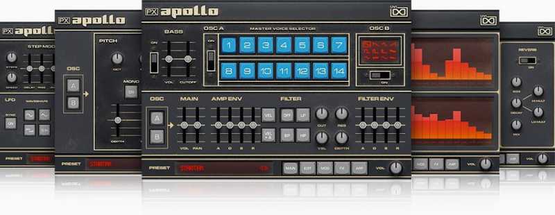 UVI PX Apollo 阿波罗复音模拟合成器 ( 1.3GB )