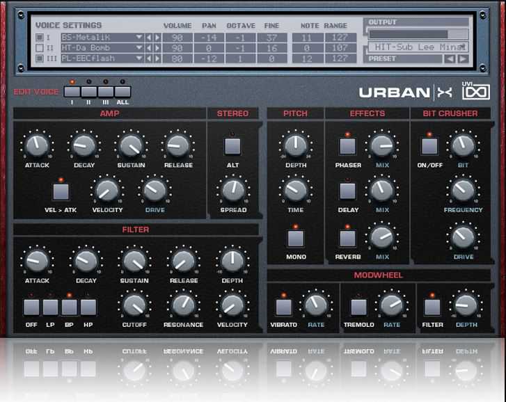 UVI Urban X 可定制样本合成器 ( 1.9GB )